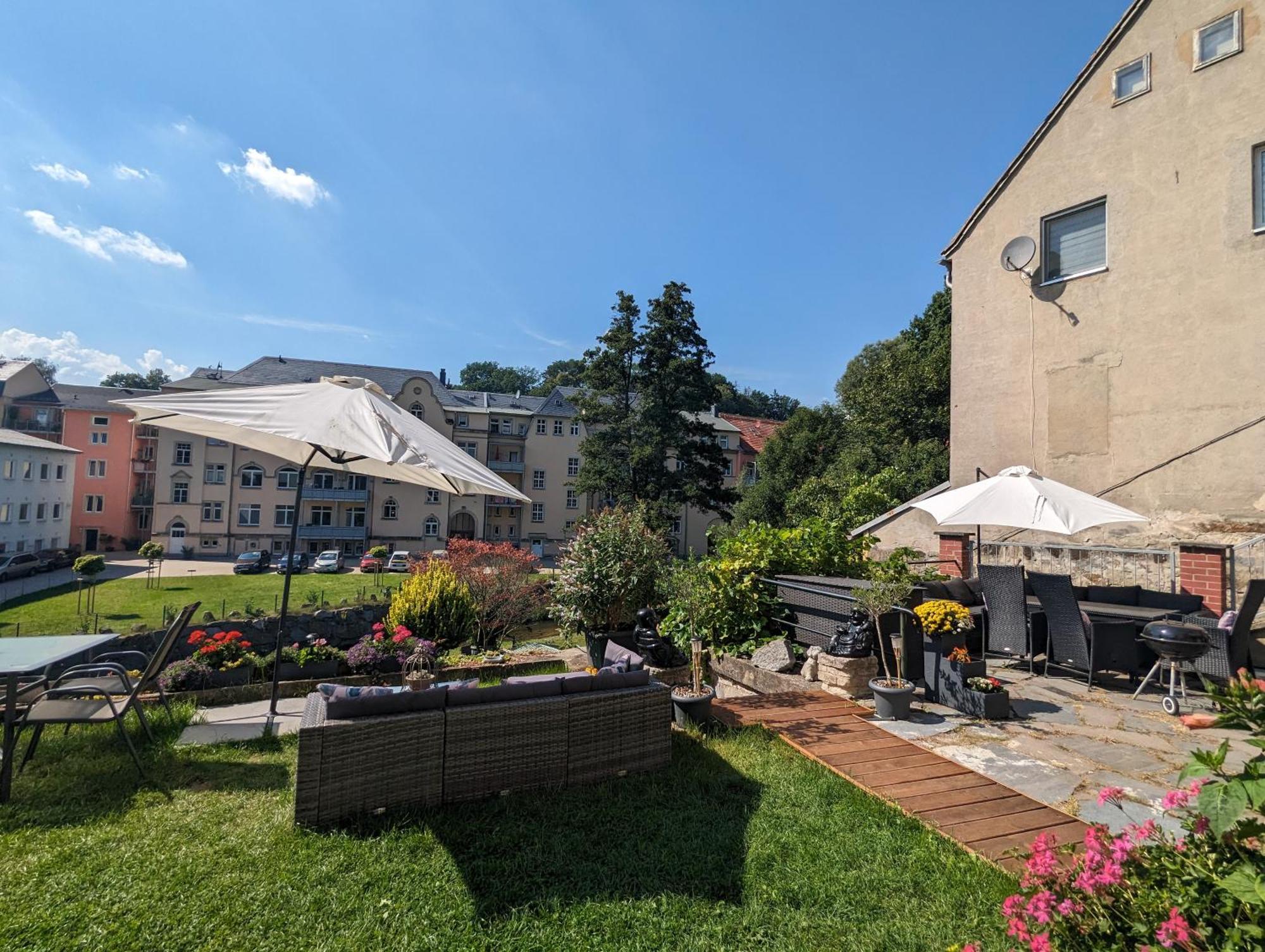 Famzi - Urlaubsmagie - Familienwohnung Mit Gemeinschaftsgarten, -Sauna & -Pool Sebnitz Zewnętrze zdjęcie