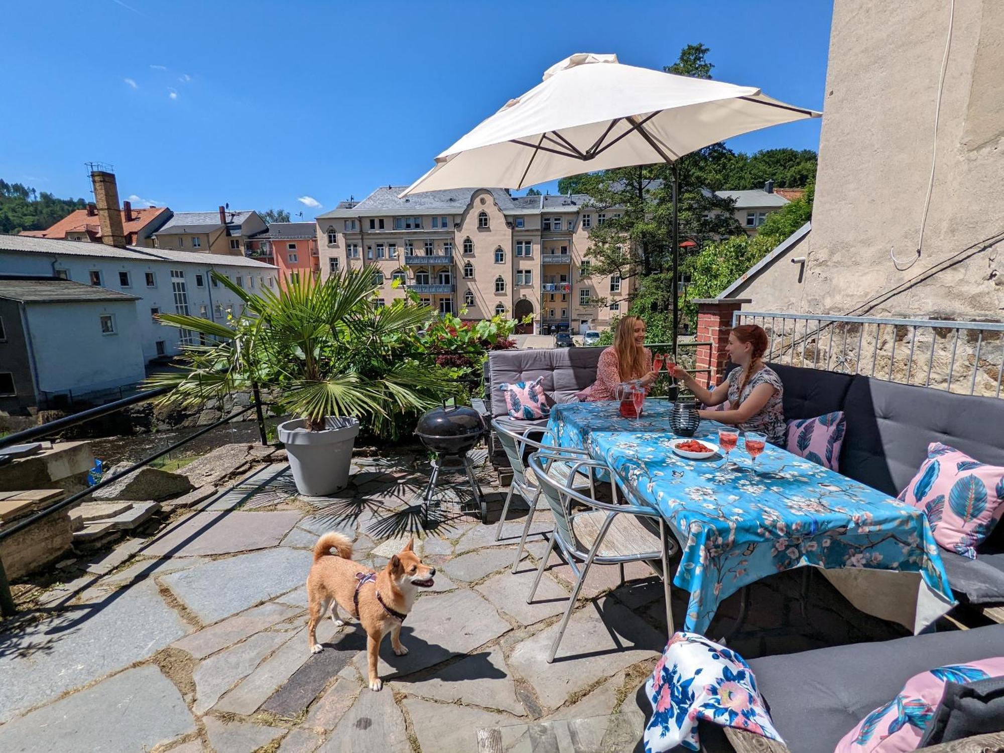 Famzi - Urlaubsmagie - Familienwohnung Mit Gemeinschaftsgarten, -Sauna & -Pool Sebnitz Zewnętrze zdjęcie